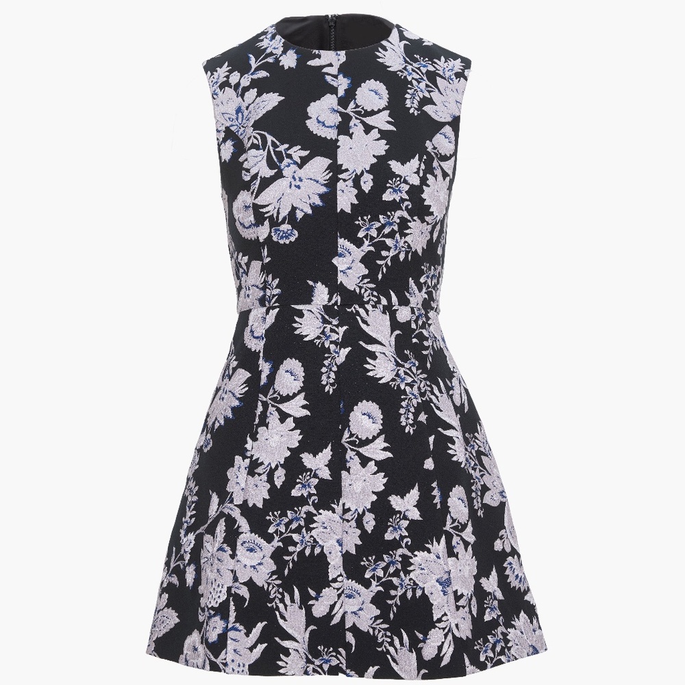 Hill House Home The Joelle Dress - Winter Jasmine Brocade Size XSWinter Jasmine